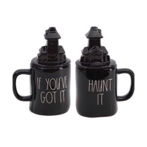Rae Dunn Halloween Haunted House Ceramic Mug